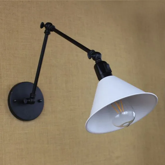 Промышленная винтажная настенная лампа с выключателем стильный Домашний