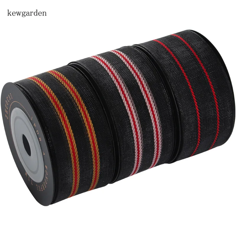Полосатая лента Kewgarden 1 &quot1 5&quot 25 мм 40 из органзы DIY брошь бант аксессуары атласная
