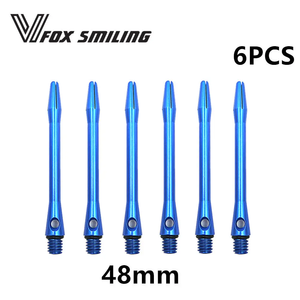 48mm 6pcs 3/6 шт. синий 35 мм Алюминиевый Дартс 2BA для профессионального Dardos аксессуары - Цвет: 48mm 6pcs