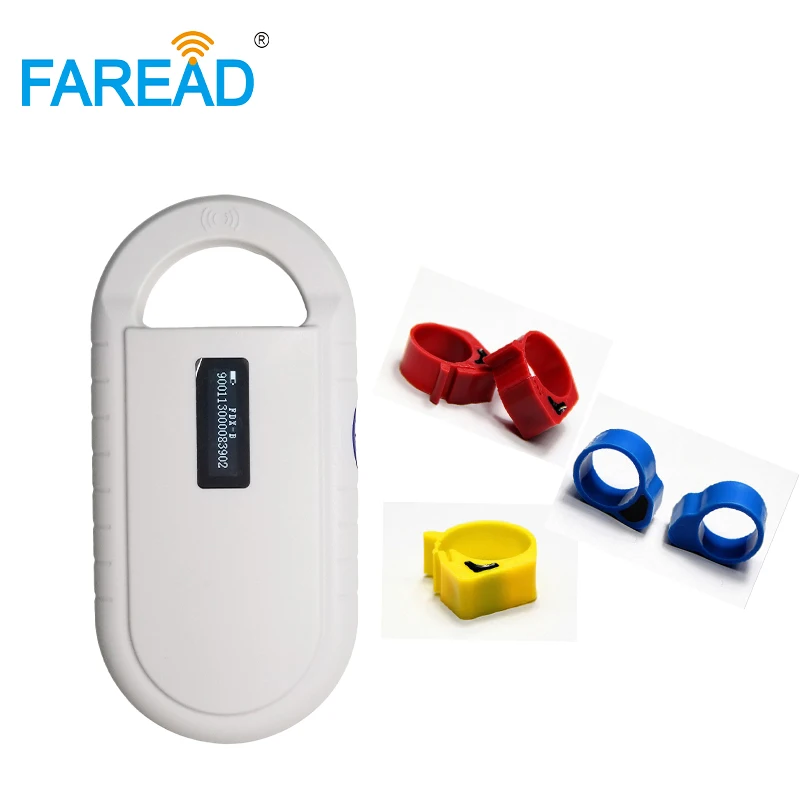 Портативный сканер RFID 134 2 кГц для считывания микрочипов домашних животных |