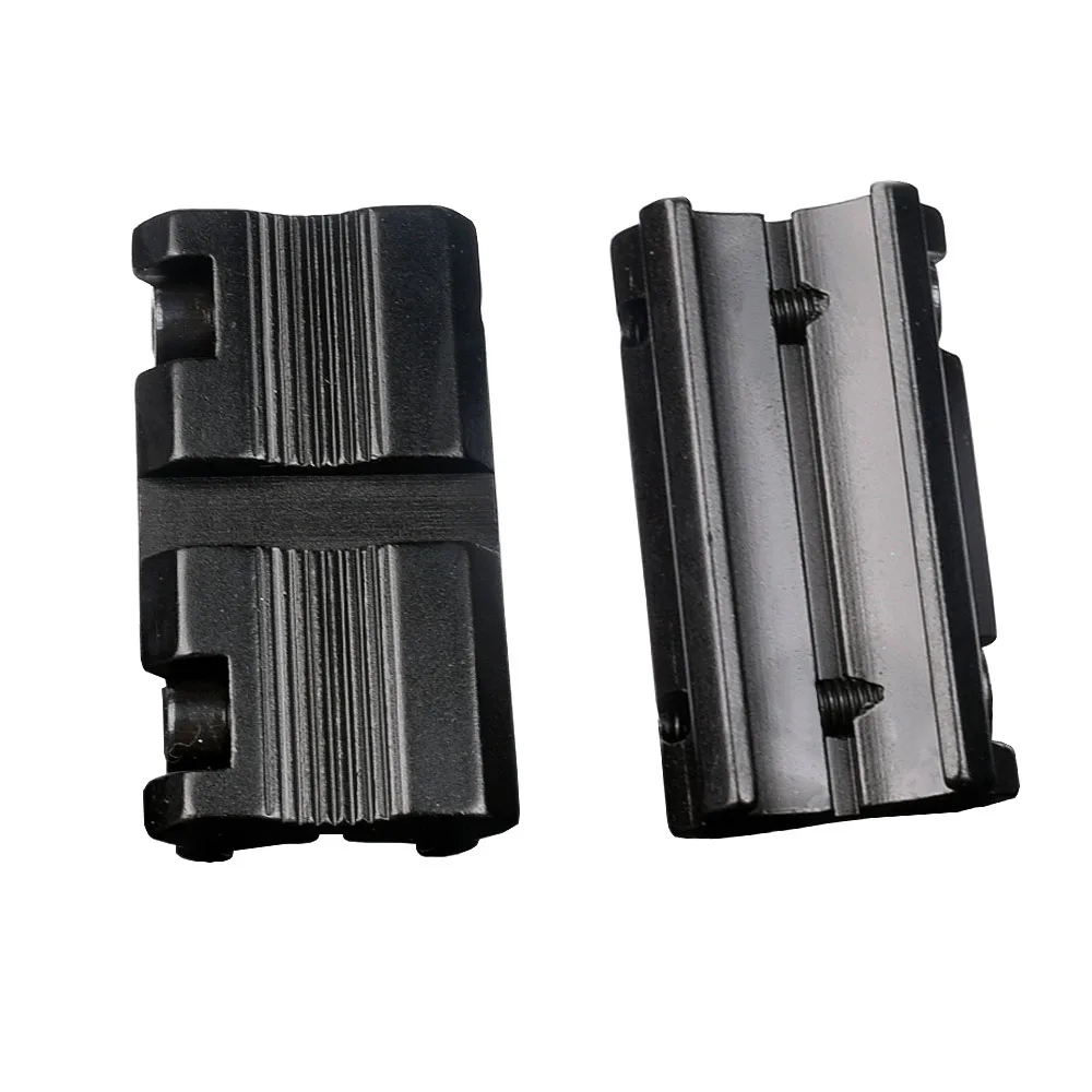 

WIPSON 2pcs/set 3/8" 11mm Dovetail to 7/8" 20mm Weaver Adapter Mount Ring Converter Aluminum Alloy Picatinny Innovative Rail