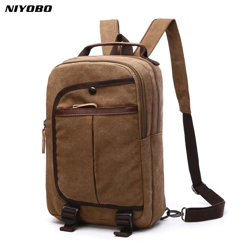 Рюкзак NIYOBO мужской винтажный для студентов и девушек|laptop mochila|men canvas backpackgirls bookbags |