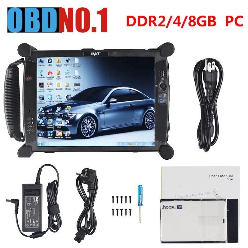 EVG7 Laptop Connect Software with ICOM A2/ICOM Next/forGM MDI/Jdiag EVG7 DDR2GB/4G/8G Diagnostic Controller Tablet With 500GB