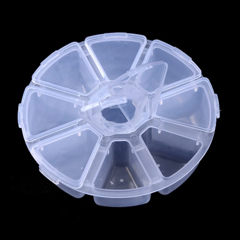 A 15 Slots Plastic Fishing Lure Hook Tackle Box Adjustable Portable Storage Case Tackle Multifunctional Organizer Fishing Boxes - Color: A