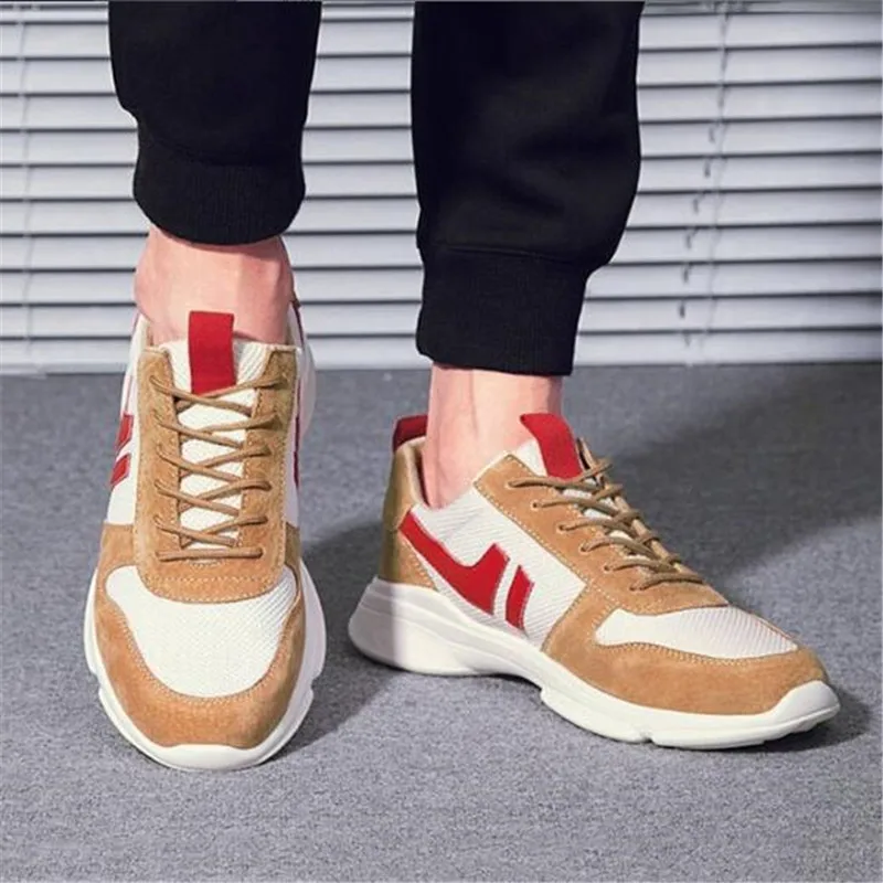 2018 осенние мужские туфли уличные повседневные прогулочные дышащие на плоской