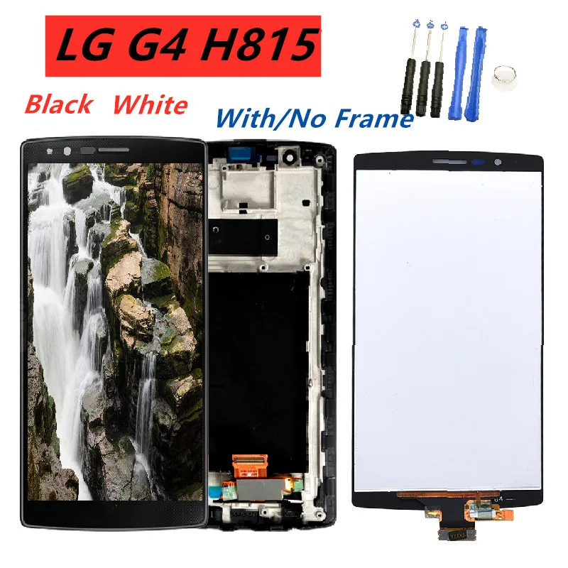 5 &quotчерный дисплей для LG G4 lcd сенсорный экран дигитайзер с рамкой H810 H811 двойной H818