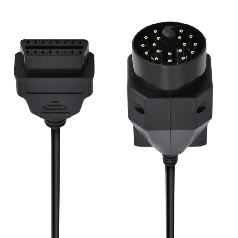 Для BMW 20Pin к OBD2 16Pin гнездовой разъем полный штырь Подходит для 20 Pin OBDII 16