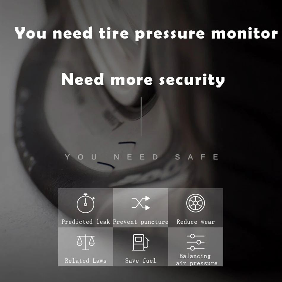 AfmoDVR автомобильный TPMS внешняя или внутренняя система контроля давления в шинах