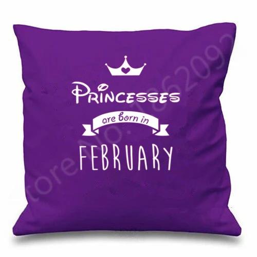 Персонализированная наволочка принцесса девочка подарок на день рождения