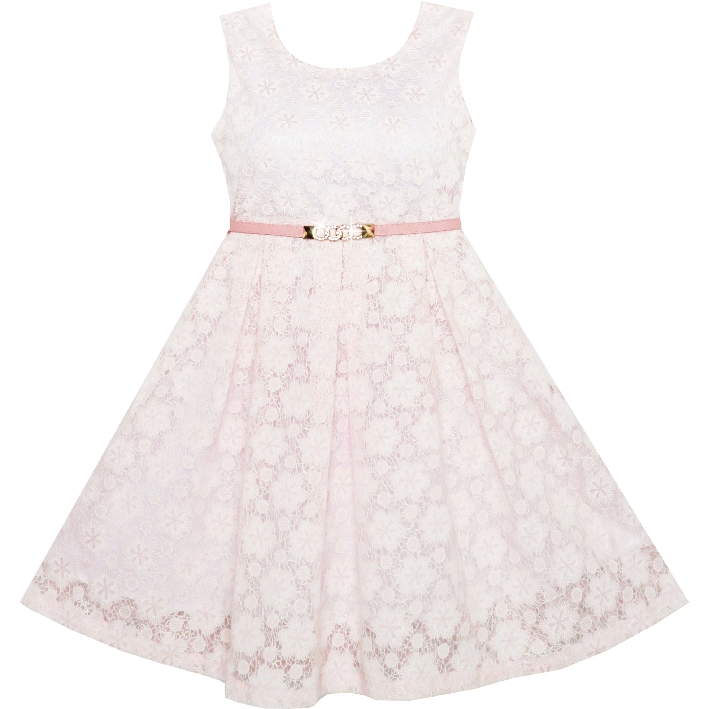 Sunny Fashion платья для девочек платье Цветок Девушка Платье Цветочный Кружево