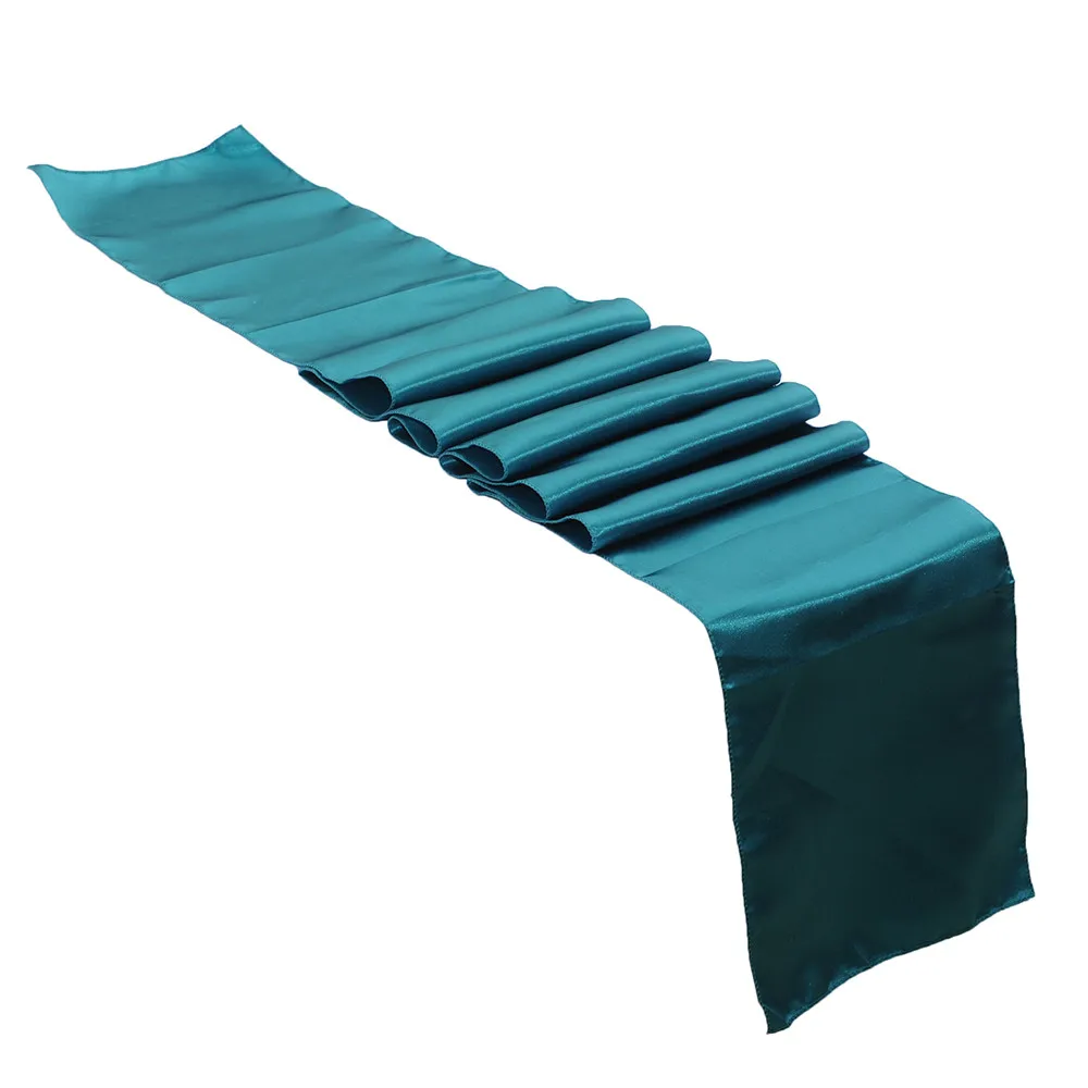 Army Green 30x275 см атласный настольный бегун Свадебный прием украшение для банкета и вечеринки Новое поступление Прямая поставка - Цвет: Army Green