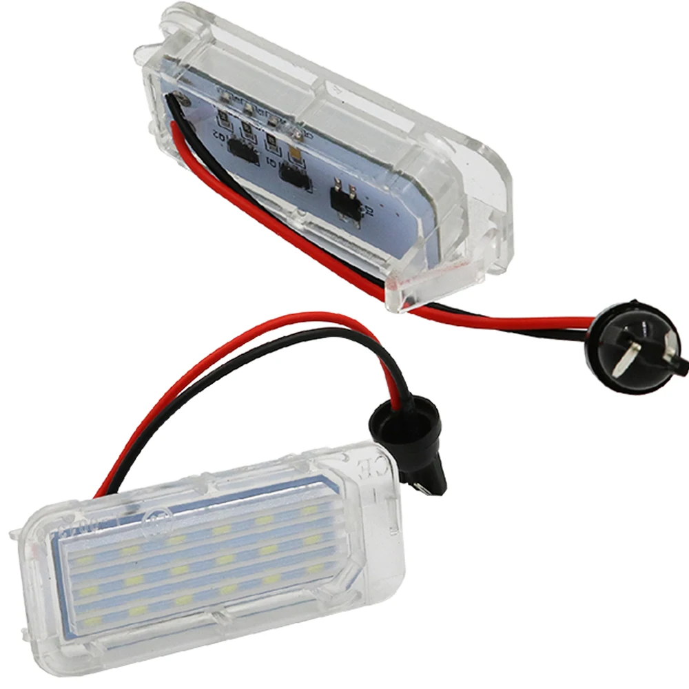 

YSY 10set LED Rear Number License Plate Light Number Plate Lamp Bright White For Ford For Fiesta/Focus/Mondeo 12V White