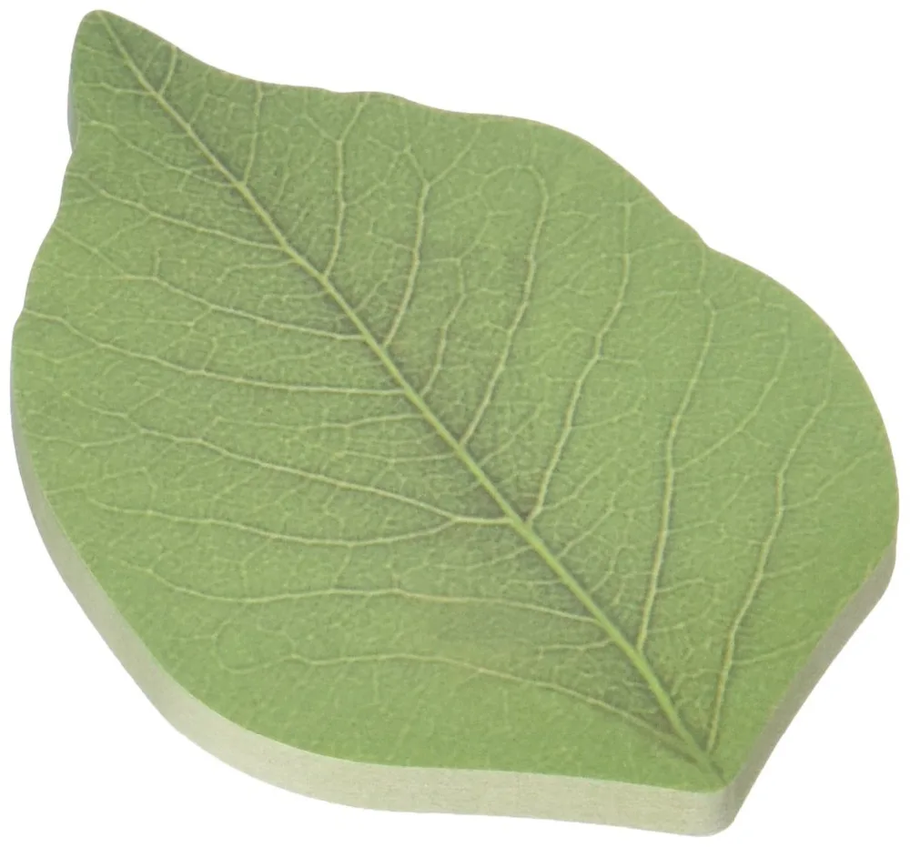 200 Pages Creative Green Tree Leaf Paper Sticky Memo Notes Scratch Pads Note Pad Notepad (50Pages/Set x 4Sets) | Канцтовары для