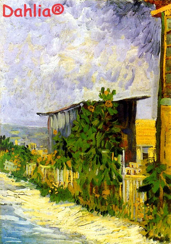 Картина маслом Ван Гога живопись искусство рукоделие вышивка сделай сам наборы