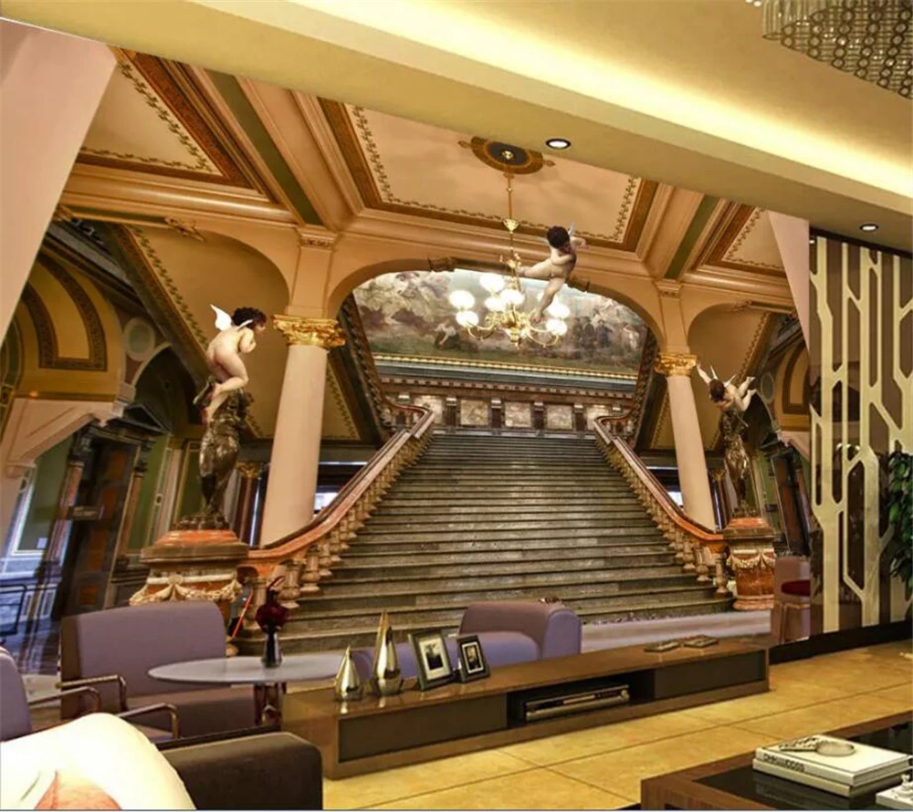 Decorative wallpaper European palace style background wall painting | Обустройство дома