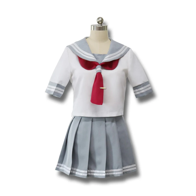 Аниме Love Live костюм для косплея школьная форма Aqours Takami Chika моряка девочек| |