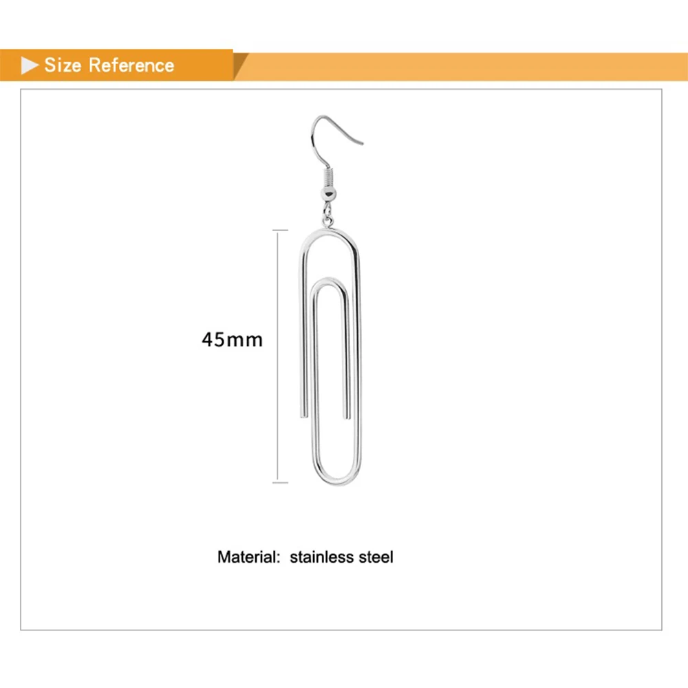 2019 модные двойные петли длинные свисающие серьги темпера Мужские t панк висячие