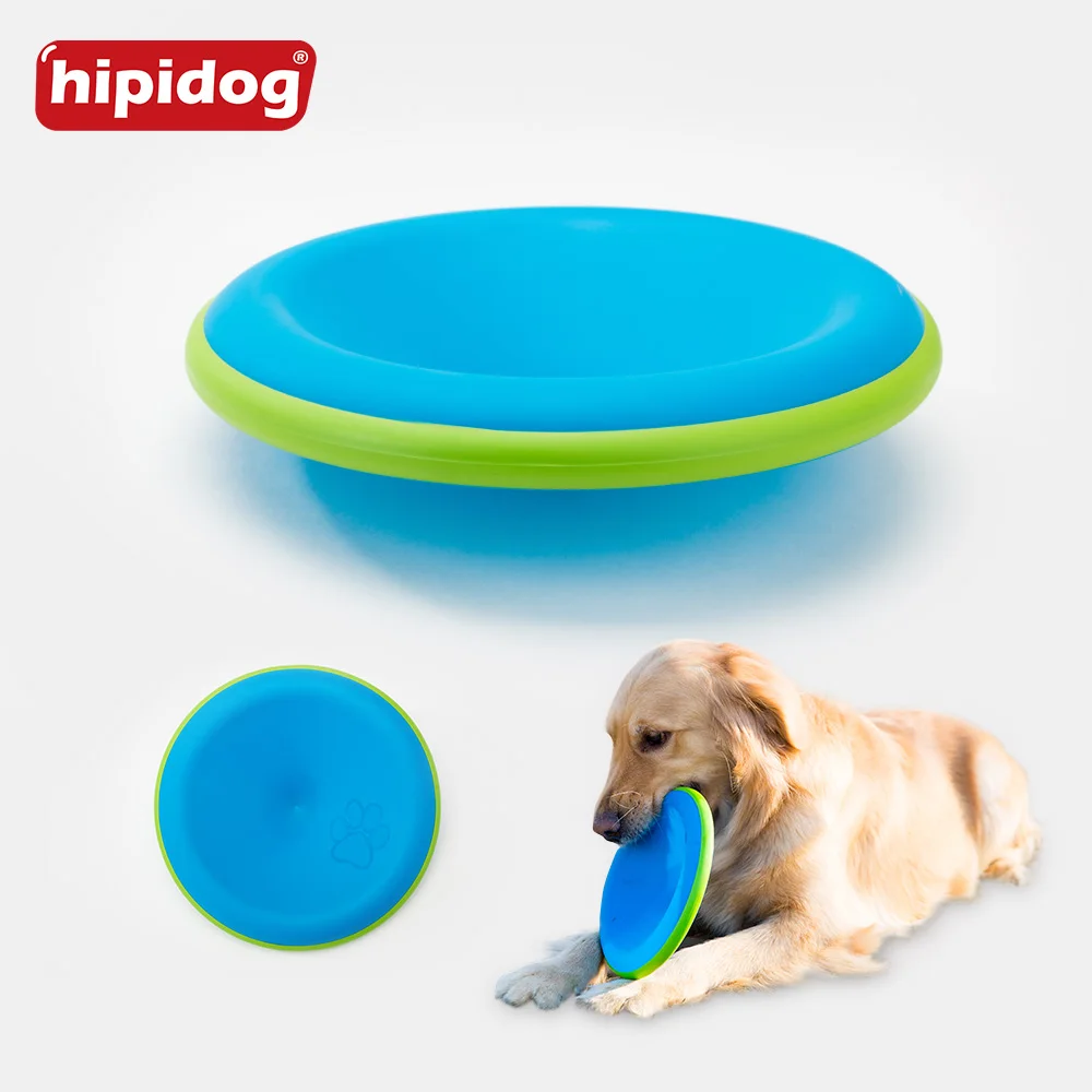 Hipidog игрушка для домашних животных 22 см диаметр летающий диск зуб устойчивый