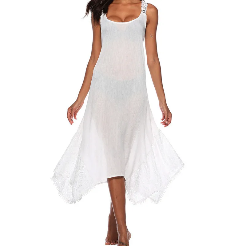 Бикини для женщин 2019 пляжные платья парео купальник платье на лето плавания