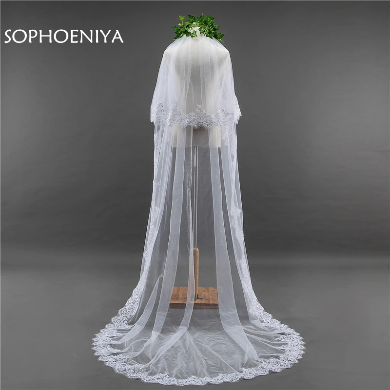 Новое поступление свадебная фата невесты белого цвета и слоновой кости вуаль 2021