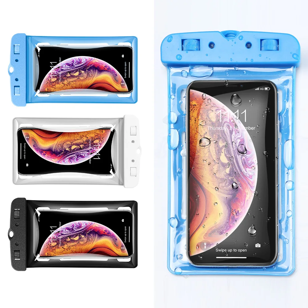 KISSCASE Водонепроницаемый мобильный чехол для iPhone X/XsMax/Xr/8/7 мешок ясно ПВХ