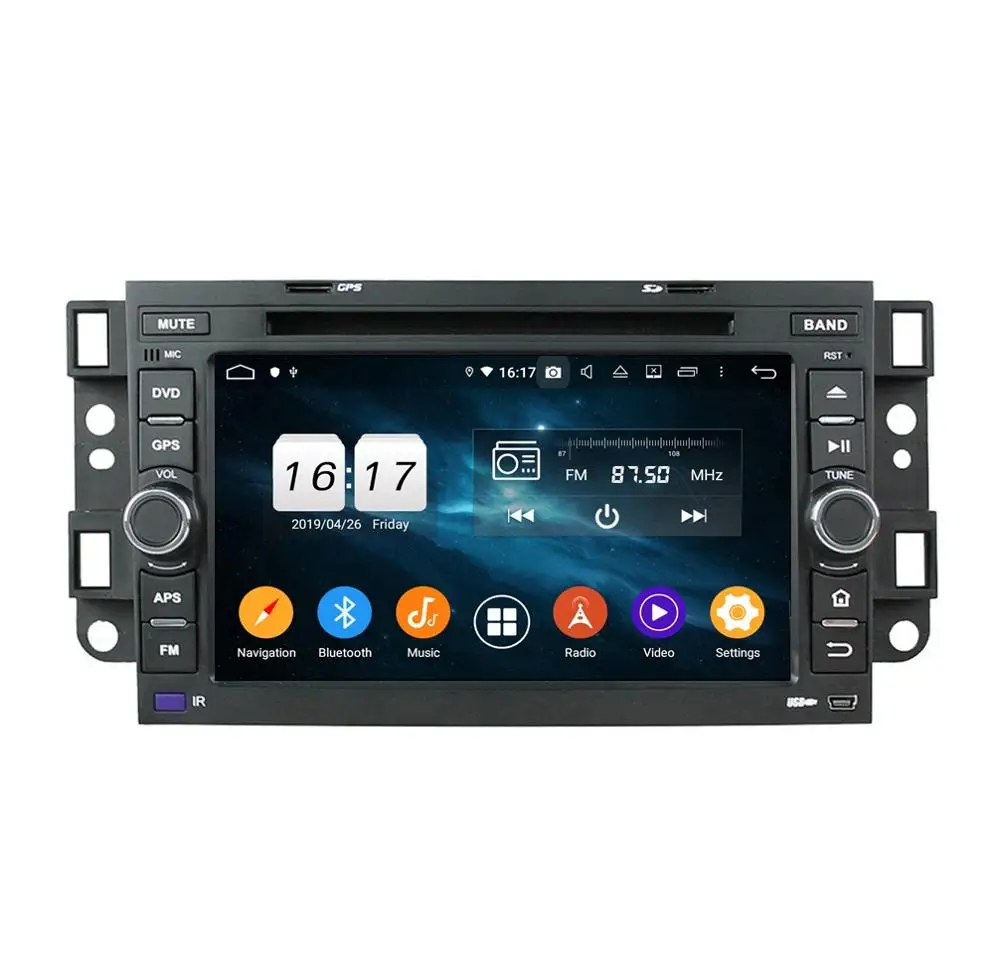 Автомагнитола PX6 2 din 4 + 64 ГБ 7 дюймов Android 10 GPS для Chevrolet Captiva Epica Aveo Lova Spark Optra Bluetooth 5 0