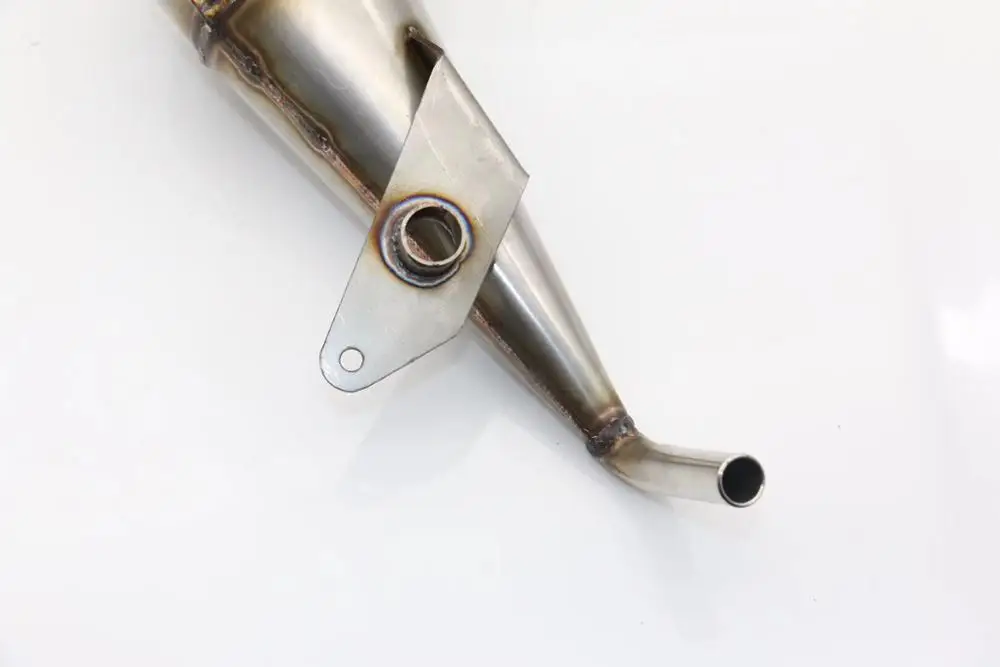 Мощная выхлопная труба из нержавеющей стали для Losi 5ive-T V1.0 V2.0 Rovan LT DTT 1/5 rc car gas |