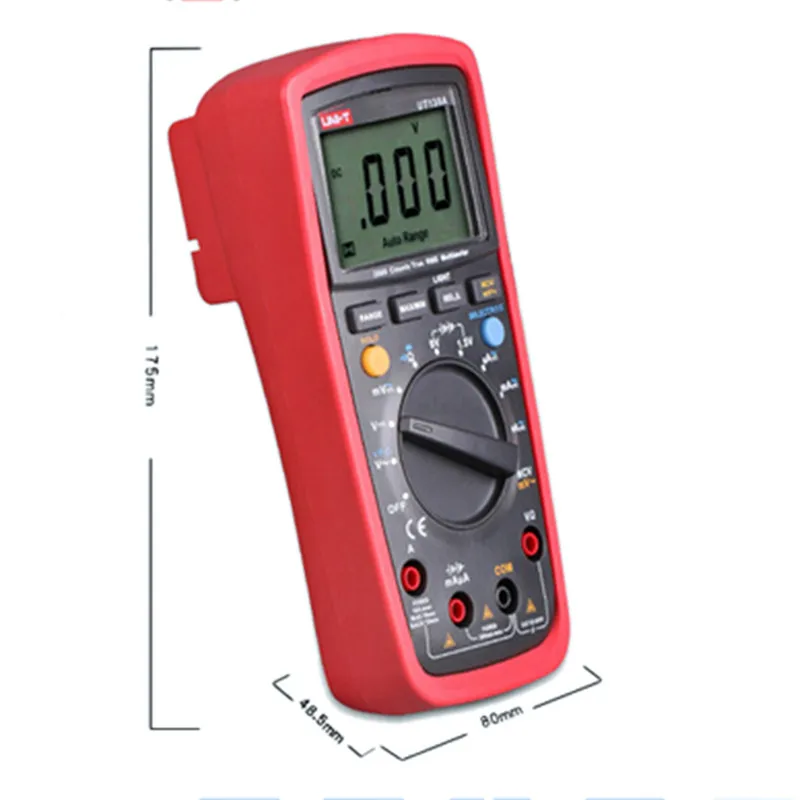 Электрический мультиметр Ручной цифровой амперметр с автоматическим выбором