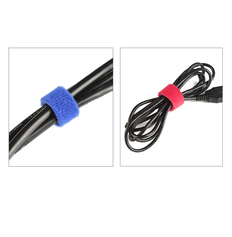 5Meters 1cm 1.5cm 2cm magic tape nylon cable ties hook loop strap adhesive fastener strip wire sewing | Электроника
