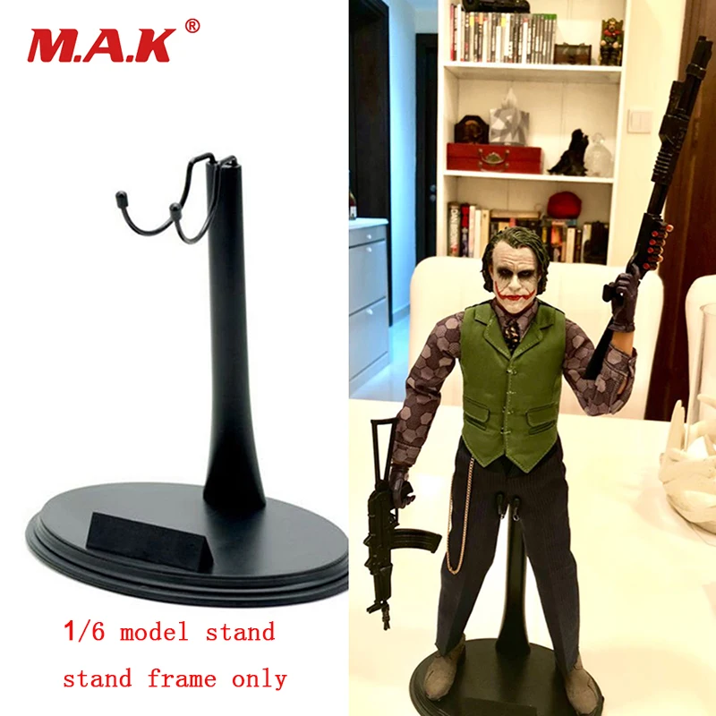 1/6 scale model stand action figure accessories black U-shape adjustable plastic display with Nameplate steady frame | Игрушки и хобби