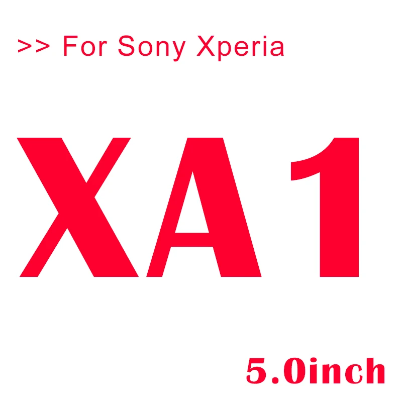 Для sony Xperia XA стекло 3D полное покрытие закаленное стекло для sony Xperia XA 1 Ультра чехол с защитной пленкой для экрана для sony XA1 plus - Цвет: For Sony XA1