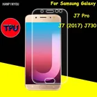 Защитная пленка для Samsung Galaxy J7 Pro 2017, J730, прозрачная, мягкая, из ТПУ