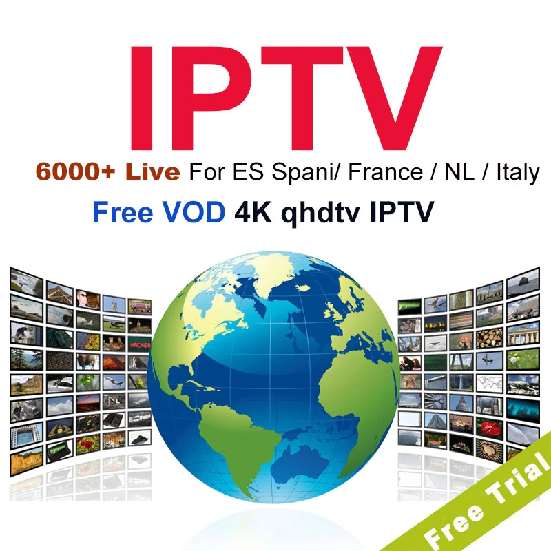 Французский IP ТВ Испания португальское IPTV Поддержка Android m3u enigma2 телеприставка 6000