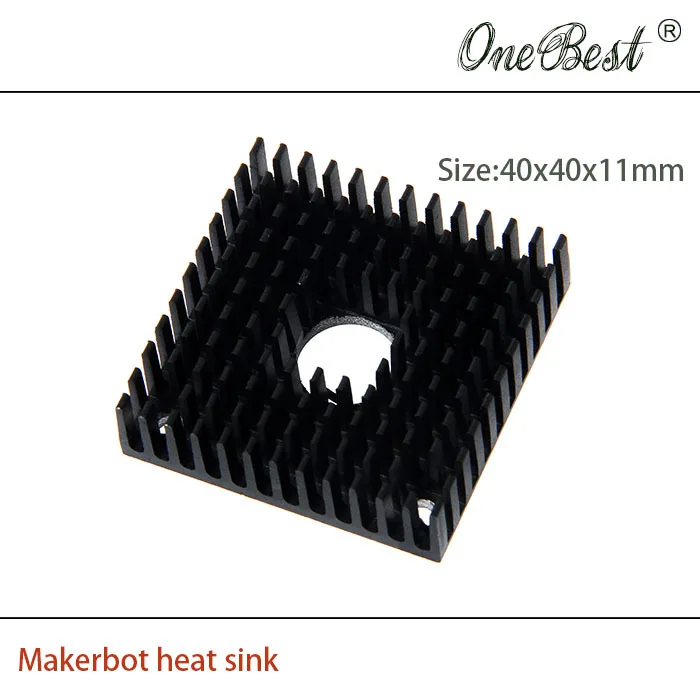 10 шт./лот 40x40x11 мм радиатор для MK7/MK8 3D принтер экструдер теплоотвод Makerbot установка