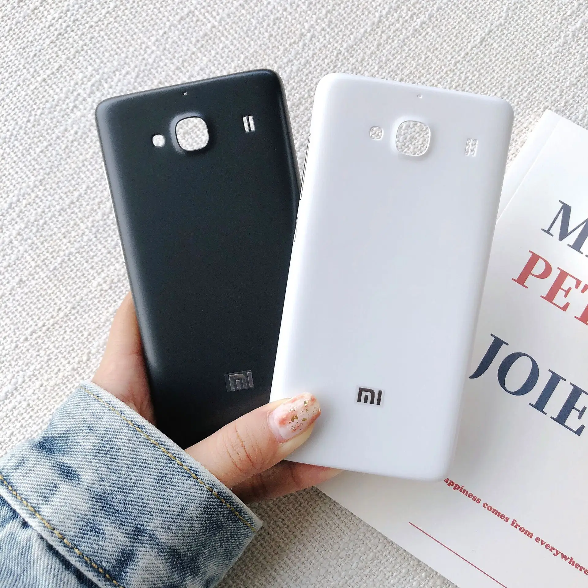 Оригинальный Корпус для Xiaomi Redmi 2S батарея задняя крышка мобильного телефона