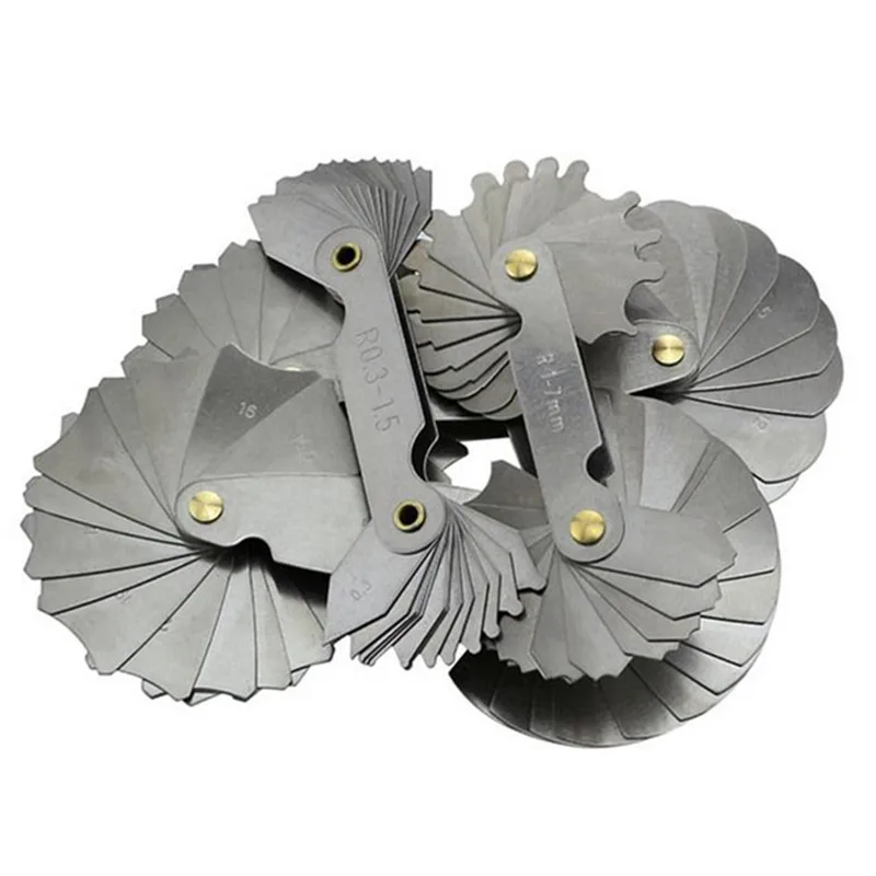 4 шт. выпуклая Дуга из нержавеющей стали|radius gauge|radius measurement toolsgauge measuring tool |