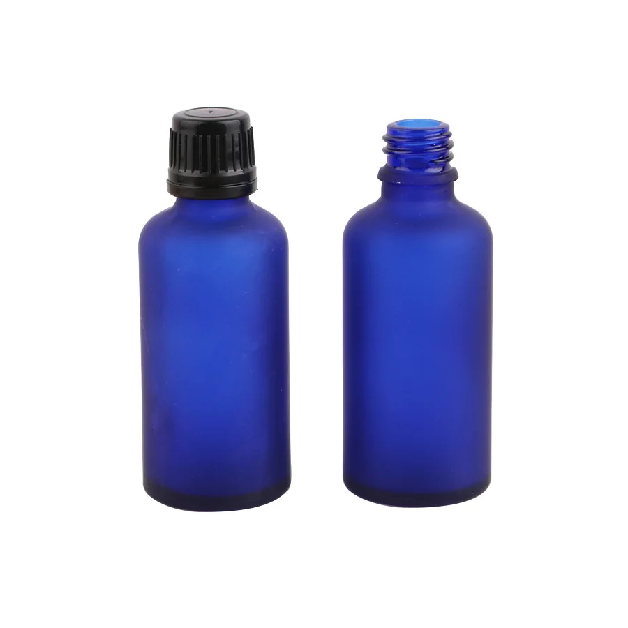 Merx Beauty оптовая продажа 13 шт 60 г винтовая крышка матовая синяя стеклянная бутылка
