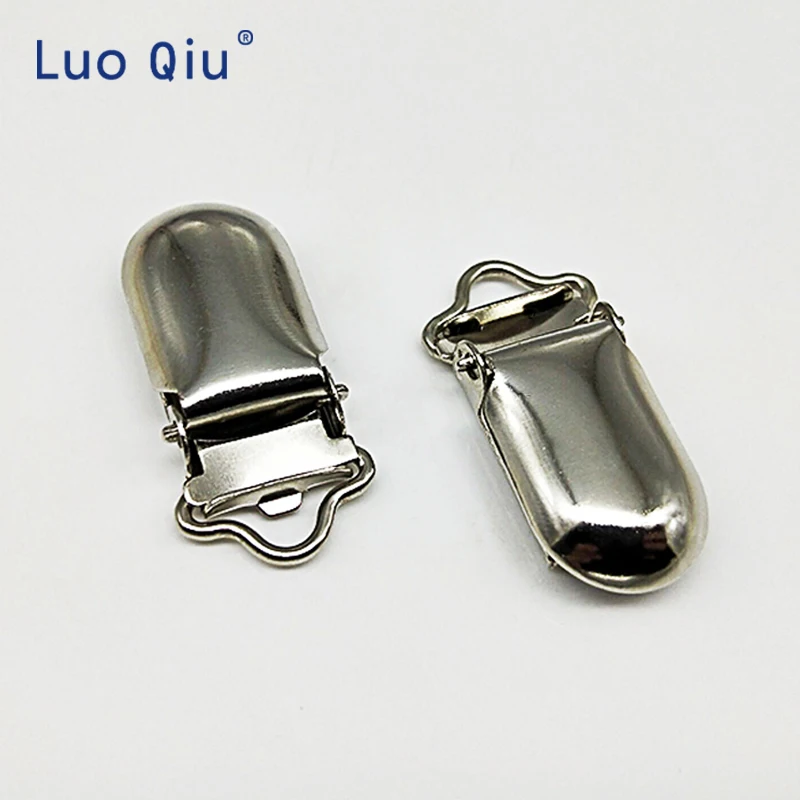 Металлические Серебряные Зажимы для одежды Luo Qiu 7 шт./лот 10 мм с пластиковыми