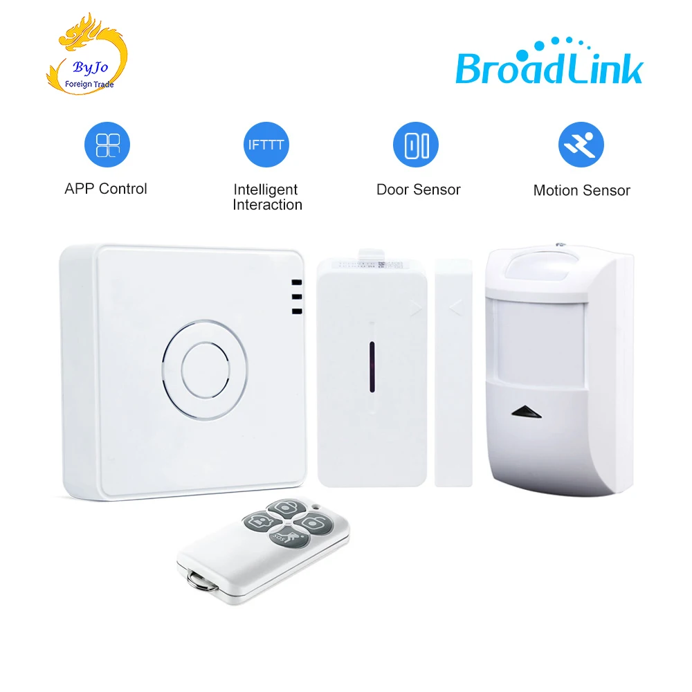 Broadlink S2 Wifi комплект сигнализации умный концентратор пульт дистанционного управления сигнализация безопасности RF детектор движения датчик двери для автоматизации умного дома