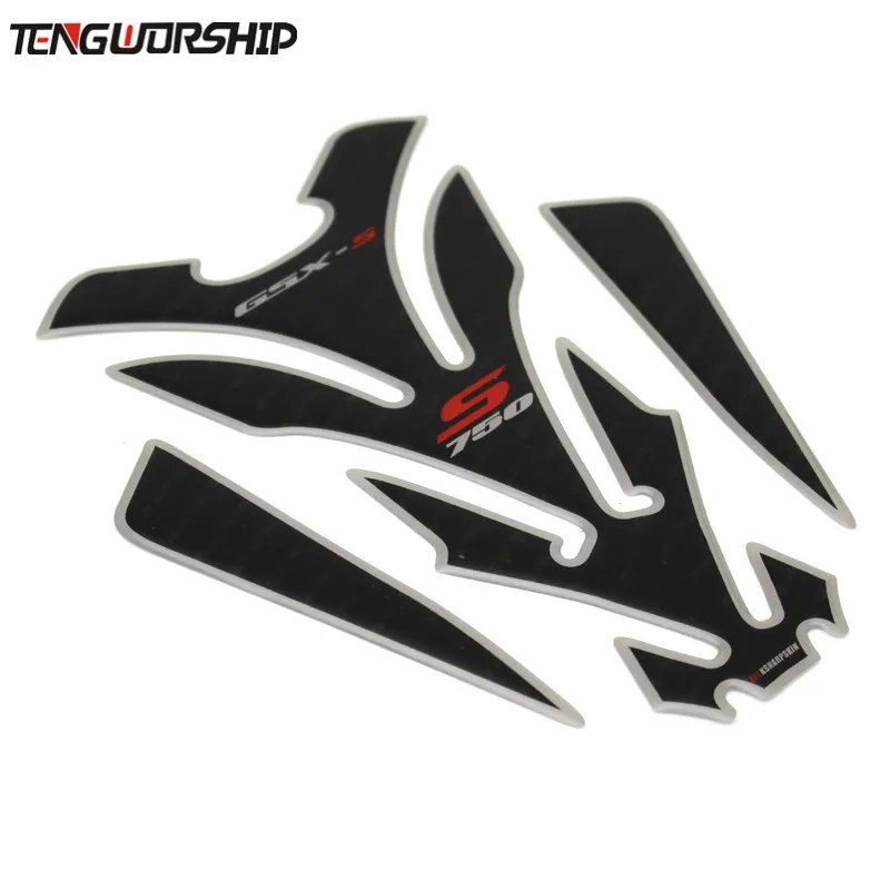 3D наклейка на мотоцикл для SUZUKI GSXS750 GSX S750 2017-2019 защитная накладка топливный бак