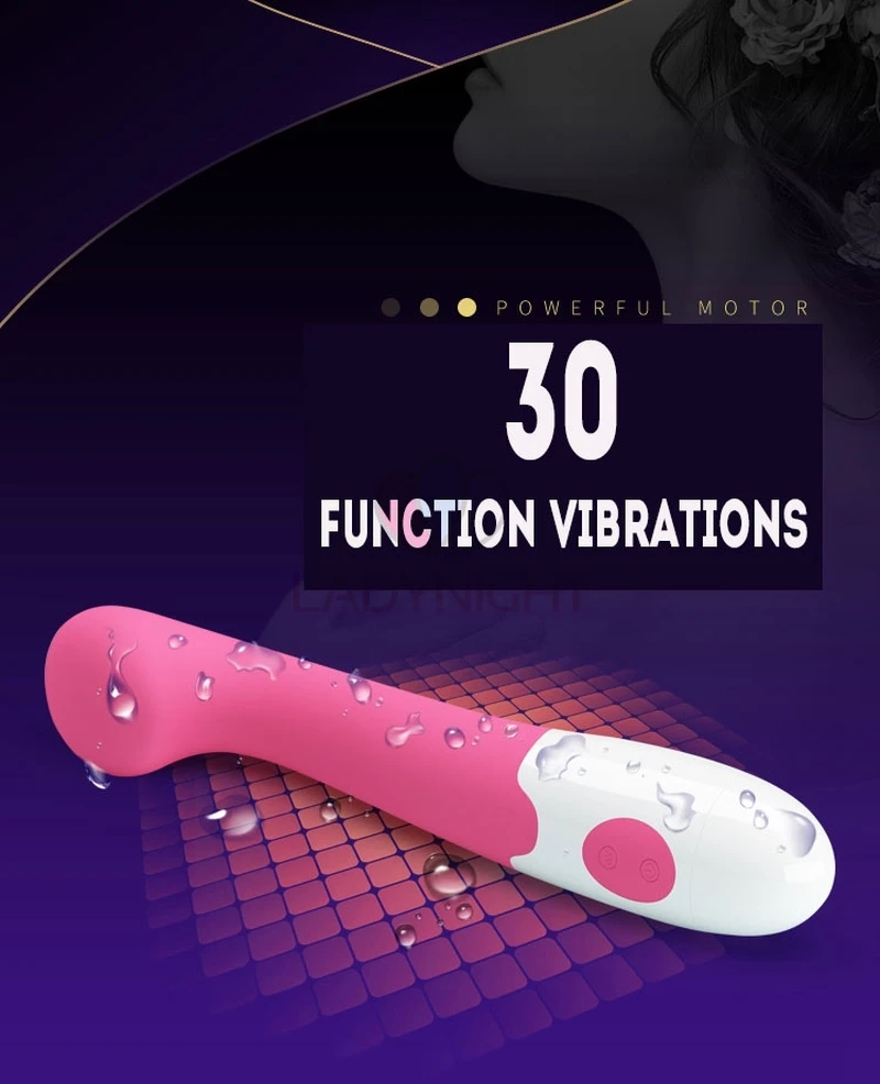 Секс-игрушки для женщин Dual Motors g-spot Массажер 30 скоростей силиконовый вибрационный