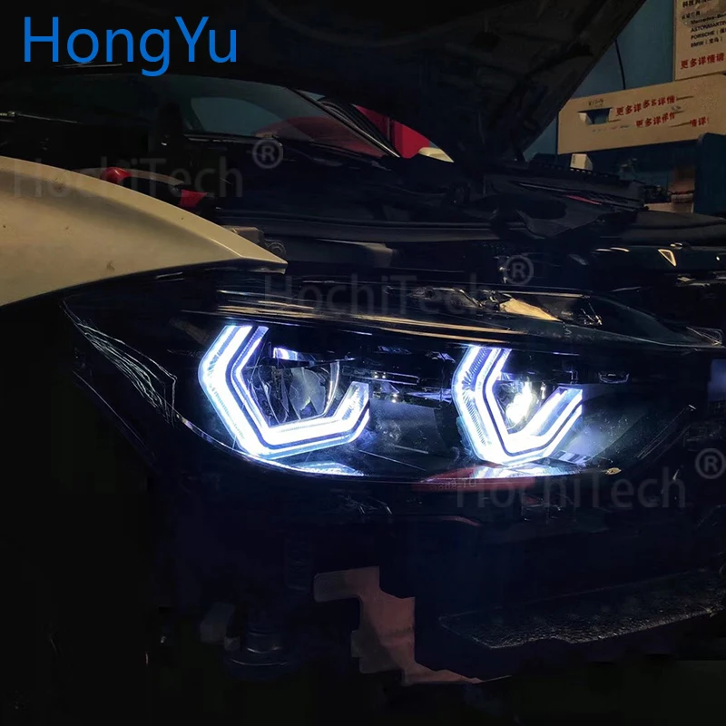 Для BMW 2012 UP M4 F80 F81 F82 F83 аксессуары RGBW многоцветный Знаковый стиль кристалл глаза