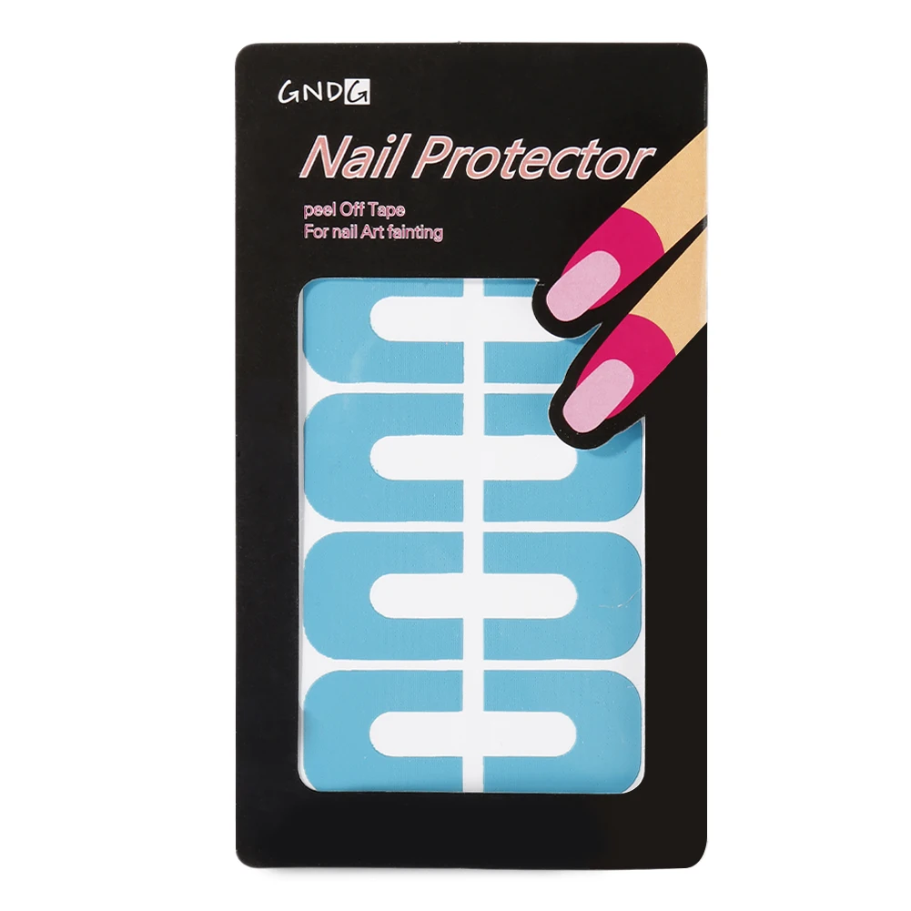 10Pcs/set Creative U-shape Spill-proof Nail Polish Varnish Protector Stickers Holder Tool Durable Manicure Finger Cover | Красота и