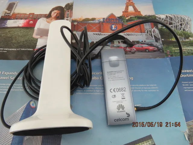 10dbi TS9 4g Antenna+Unlocked Huawei E392u-12 4g 3g USB Modem Dongle