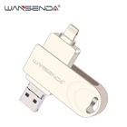Wansenda OTG USB 3.0 флеш-накопитель, 16 ГБ, 32 ГБ, 64 ГБ, 128 ГБ