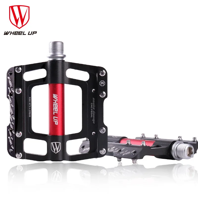 

Велосипедные педали на колесиках, Ультралегкая платформа, 3 подшипника, для горных и маленьких велосипедов, велосипедные аксессуары, 4 цвета