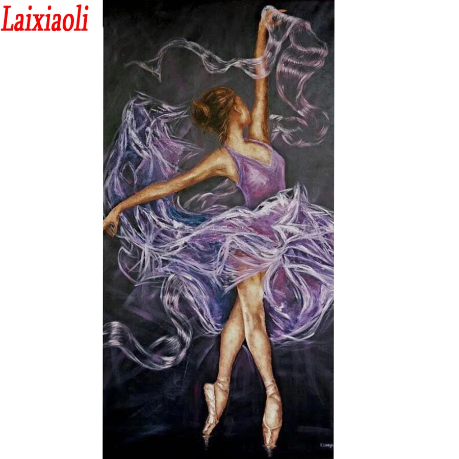

Ballet girl Full square/Round drill Diamond embroidery 5D DIY diamond Painting Cross Stitch dancer Rhinestone Mosaic decoration