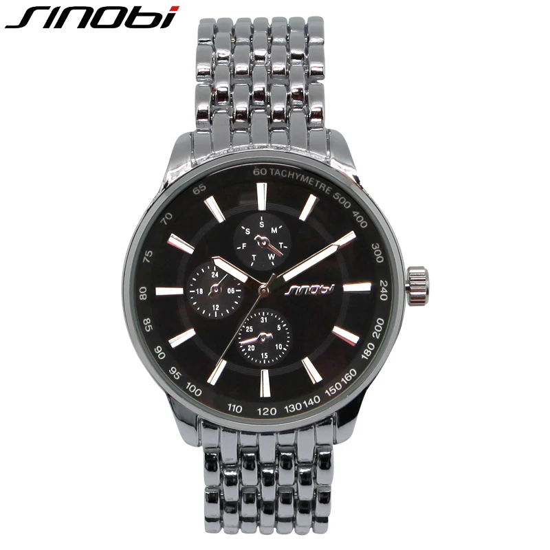 Sinobi пары часы высокое качество деловых женщин и мужчин 2015 свободного покроя