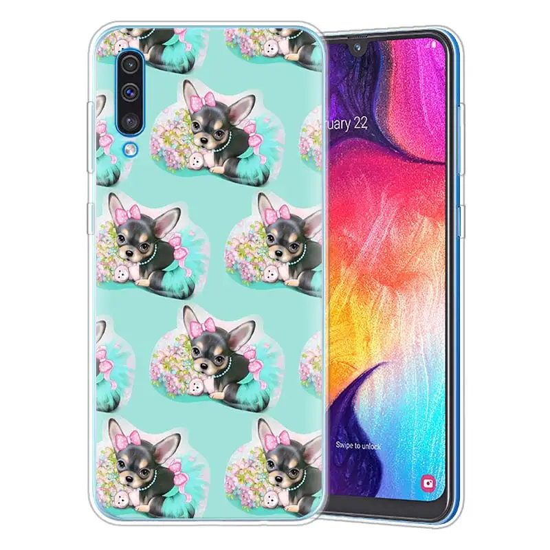 Силиконовые чехлы для samsung Galaxy A10 A30 A40 A50 A70 A6 A7 A8+ A9 M30 M50 из ТПУ