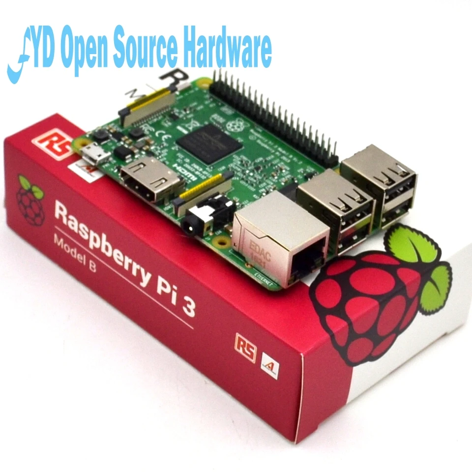 2018 новая Оригинальная Raspberry Pi 3 Model B плата 1 Гб LPDDR2 BCM2837 четырехъядерный Ras PI3 PI 3B с WiFi